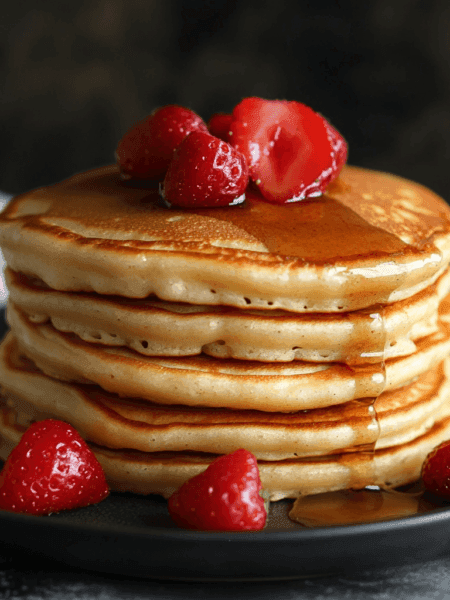 Fluffy buttermilk pancakes