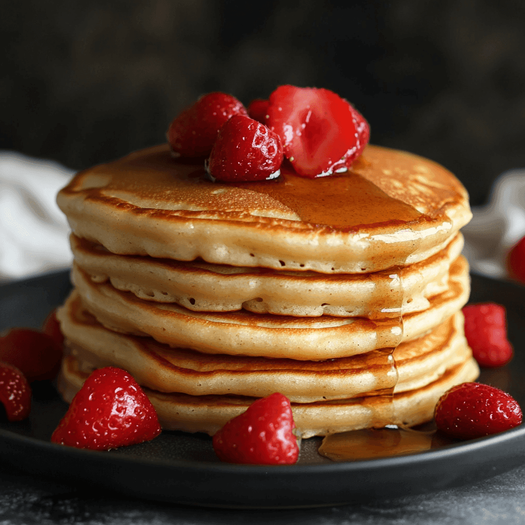 Fluffy buttermilk pancakes