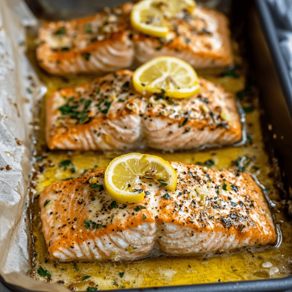 One-Pan Lemon Garlic Butter Salmon