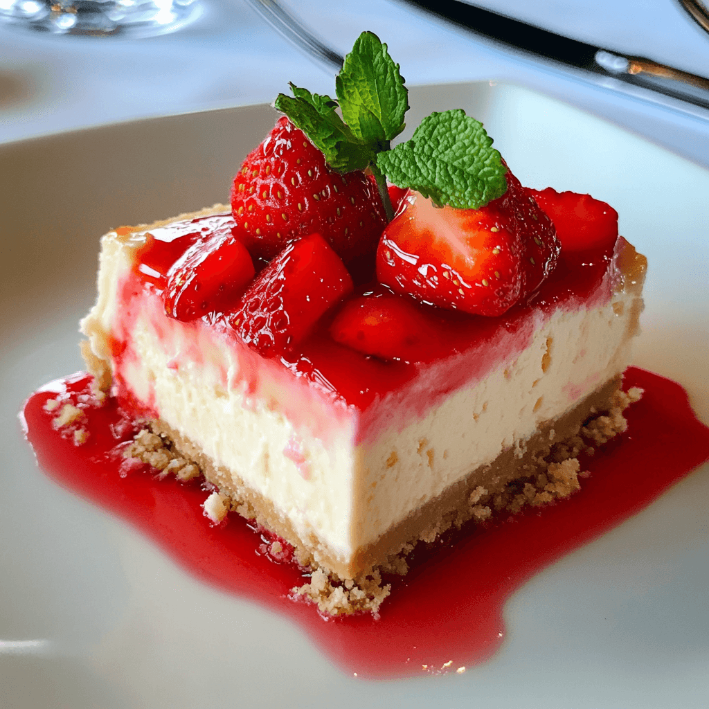 Strawberry cheesecake