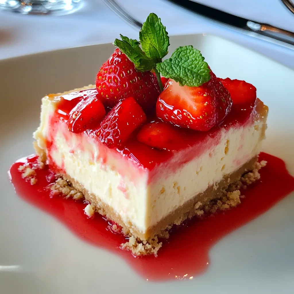 Strawberry cheesecake