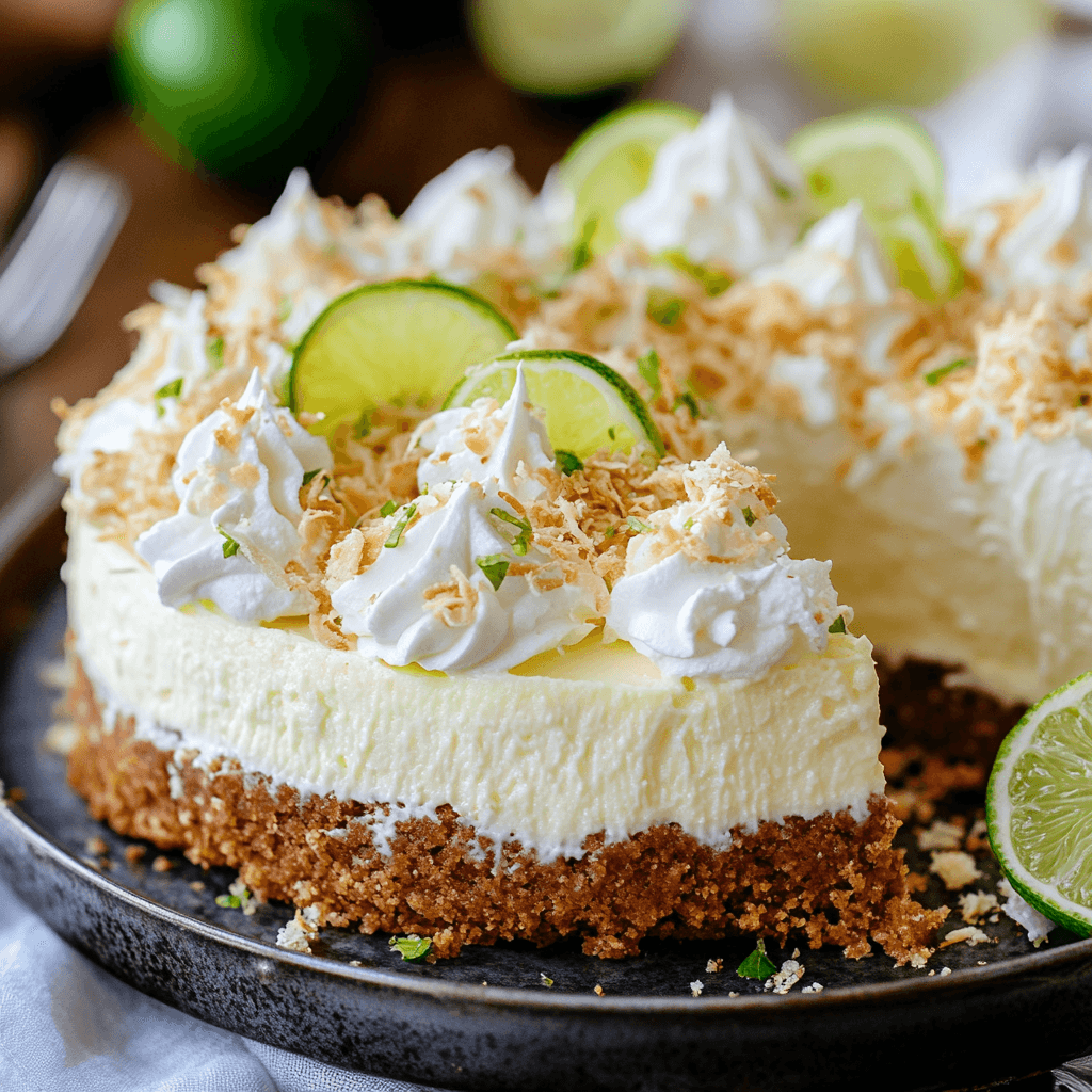 Coconut Lime Cheesecake