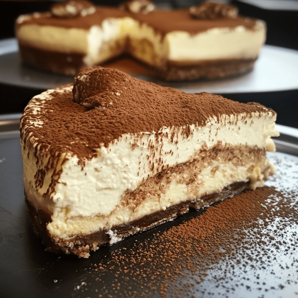 Tiramisu Cheesecake (Alcohol-Free)