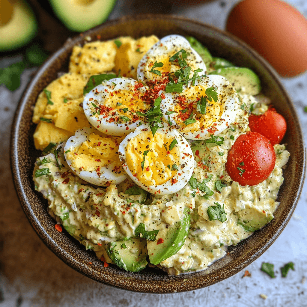 Keto Avocado Egg Salad