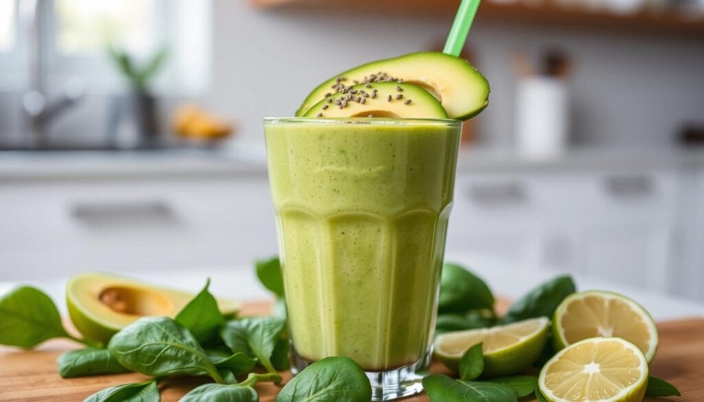 green avocado smoothie