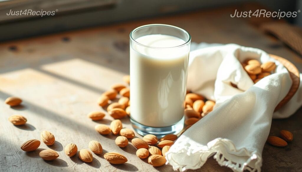 homemade almond milk