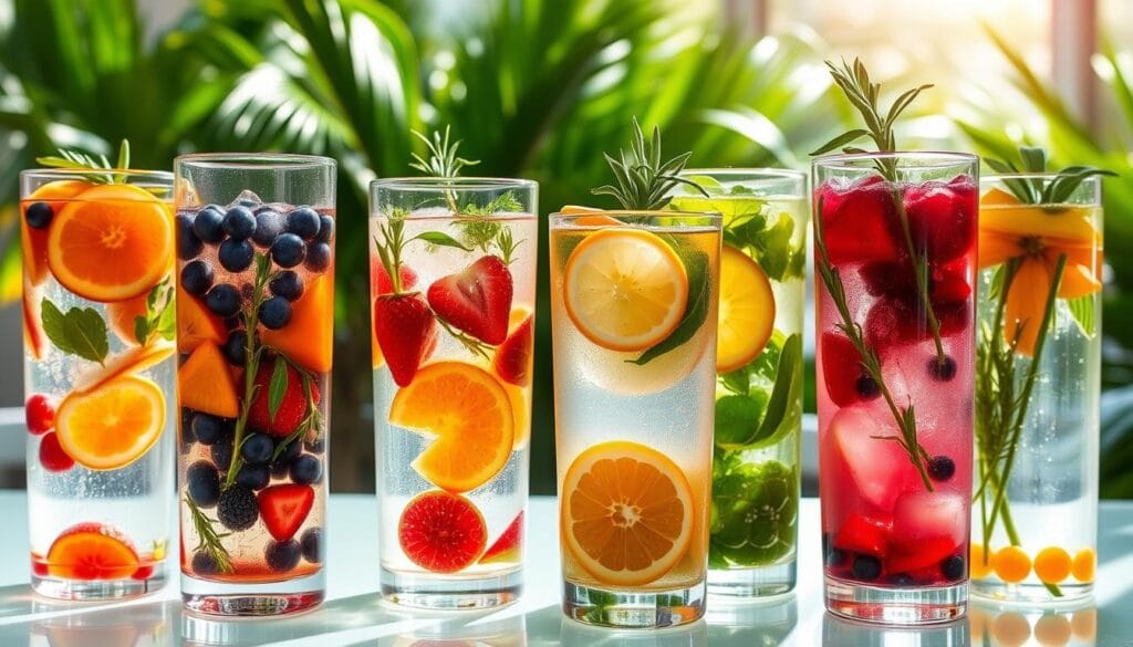 refreshing infused waters