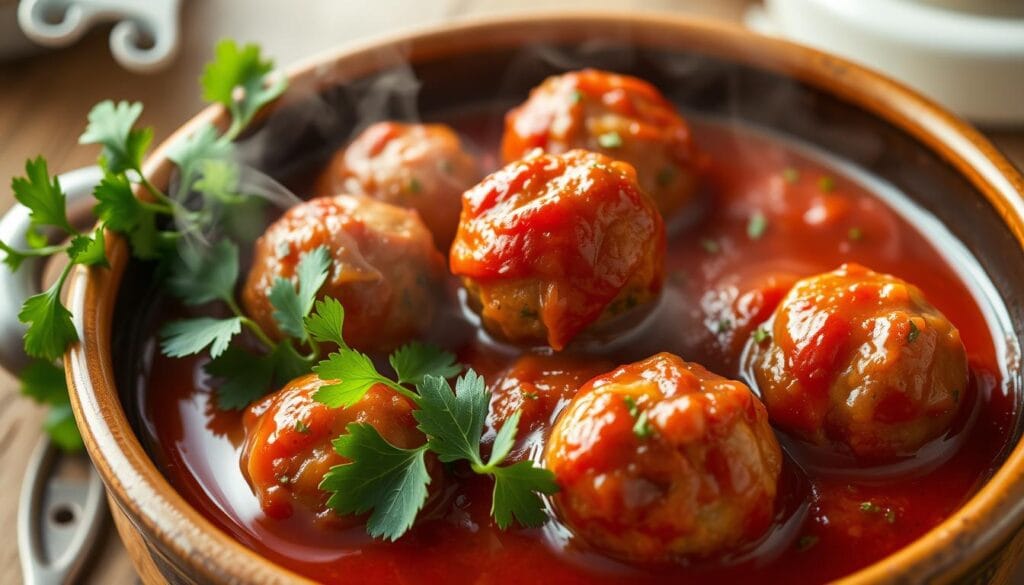 slow cooker cocktail meatballs