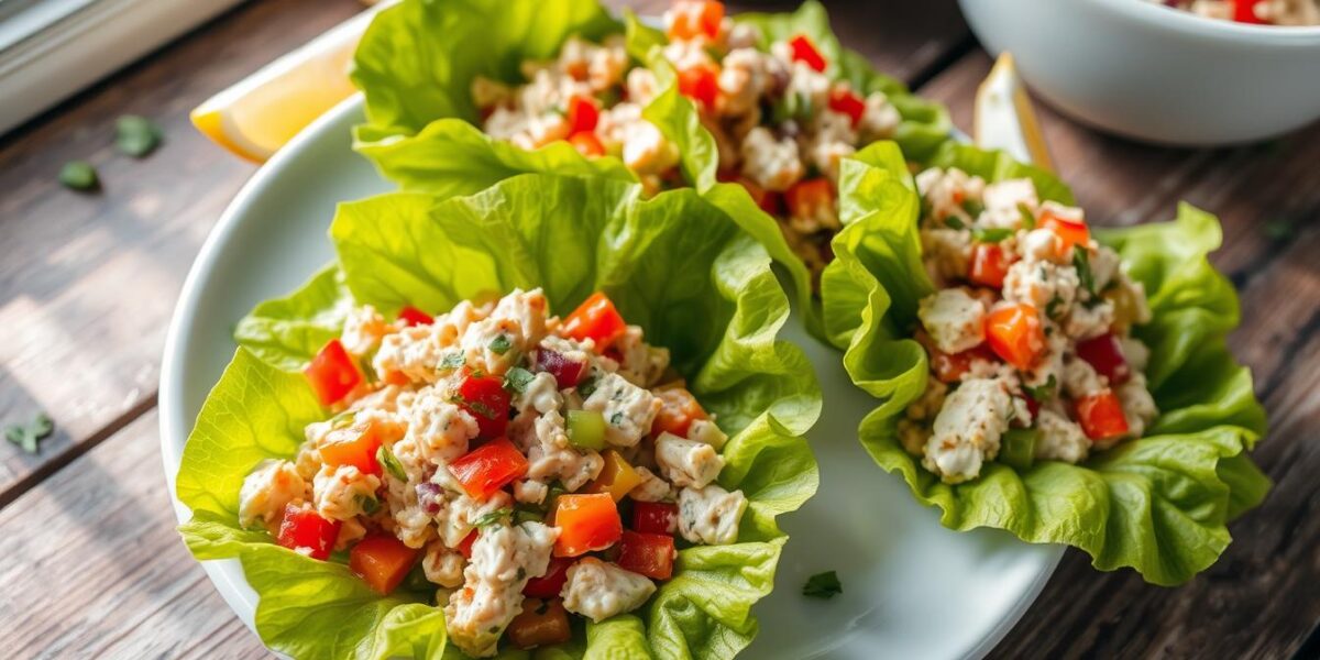 Tuna salad lettuce wraps