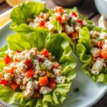 Tuna salad lettuce wraps