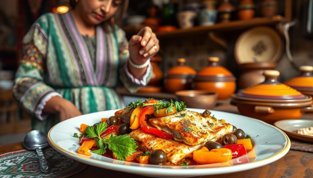 moroccan fish dish