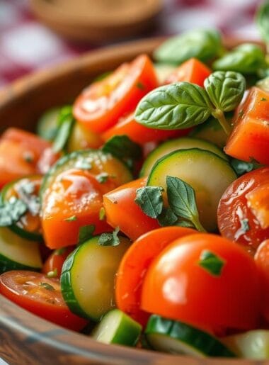 cucumber tomato salad